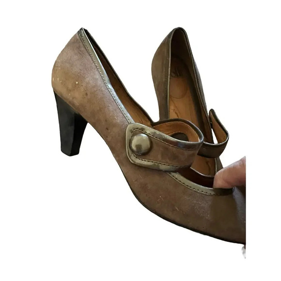 Sofft Mary Jane Taupe Genuine Leather Casual Workwear Heels Size 7M - Picture 7 of 10